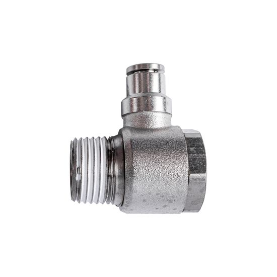 Metal Swiv. Elbow 6mm X 1/2" M